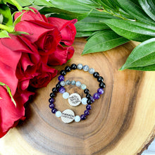 Load image into Gallery viewer, 10mm Elizabeth April AWAKEN Protection &amp; Activation Limited Edition Stretch Bracelet