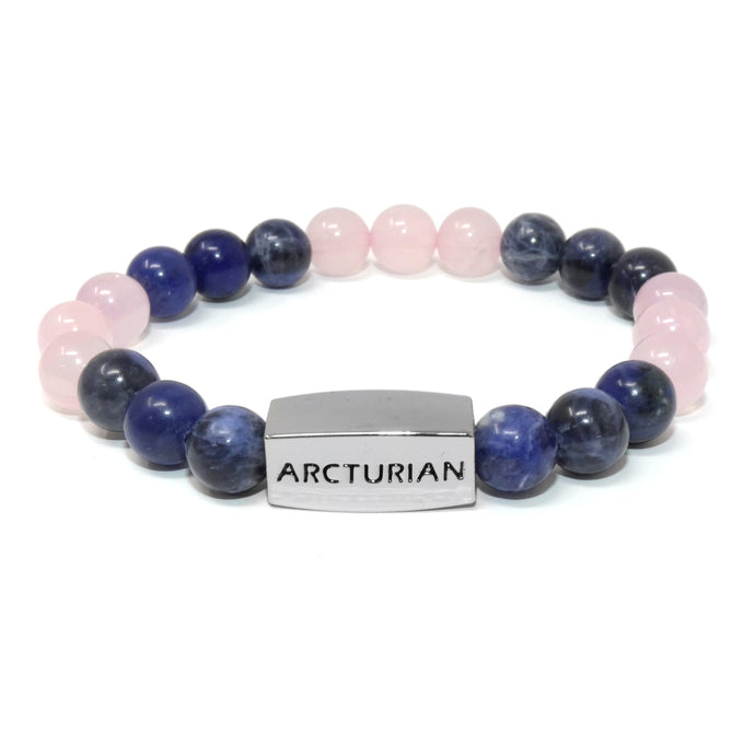 8mm Elizabeth April Channeled Arcturian Sacred Geometry Limited Edition Cosmic Species Stretch Bracelet