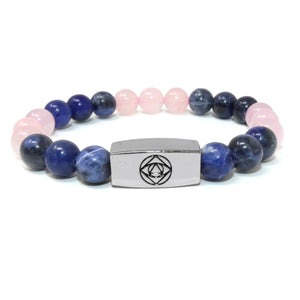 8mm Elizabeth April Channeled Arcturian Sacred Geometry Limited Edition Cosmic Species Stretch Bracelet