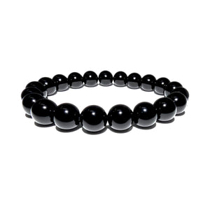 Black Onyx Spiritual Warrior Strength 10mm Stretch Bracelet