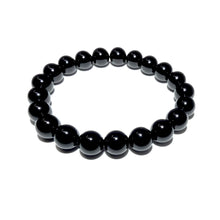 Load image into Gallery viewer, Black Onyx Spiritual Warrior Strength 10mm Stretch Bracelet