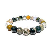 Load image into Gallery viewer, Ocean Jasper Swirls of Serenity 10mm Stretch Bracelet