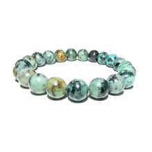 Load image into Gallery viewer, African Turquoise Exploration &amp; Transformation 10mm Stretch Bracelet