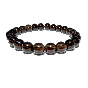 Smoky Quartz Limited Ethereal Vitality 8mm Stretch Bracelet