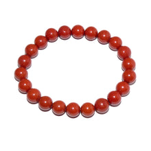 Load image into Gallery viewer, Red Jasper Earth Warrior Freedom Fighter Protection 8mm Stretch Bracelet