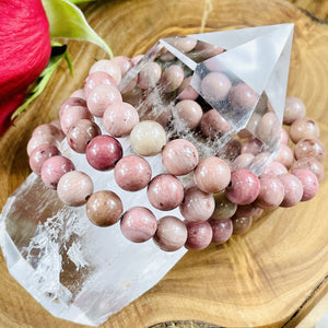 Rhodonite Unconditional Love 8mm Stretch Bracelet