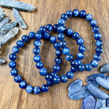 Load image into Gallery viewer, Kyanite Energy Amplifier &amp; Master Transmutation Premium Collection 8mm Stretch Bracelet