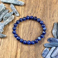 Load image into Gallery viewer, Kyanite Energy Amplifier &amp; Master Transmutation Premium Collection 8mm Stretch Bracelet
