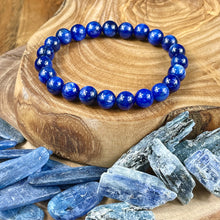 Load image into Gallery viewer, Kyanite Energy Amplifier &amp; Master Transmutation Premium Collection 8mm Stretch Bracelet