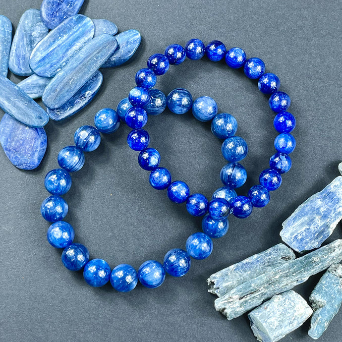 Last one!! Kyanite Energy Amplifier & Master Transmutation Premium Collection 10mm Stretch Bracelet