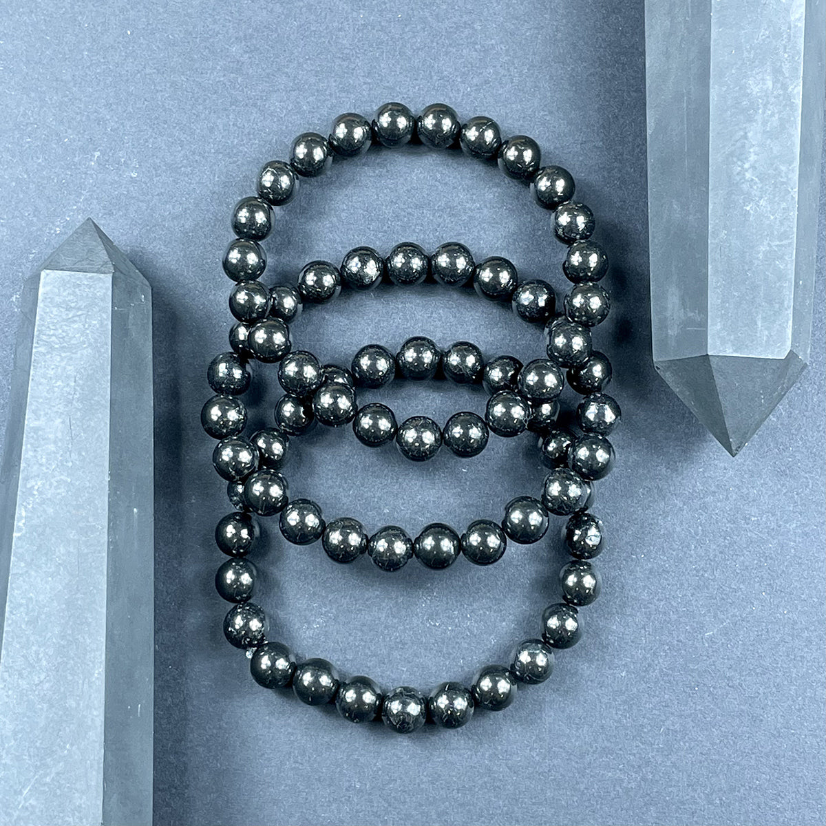 EMF Protection Elastic Bracelet - 8mm Beads