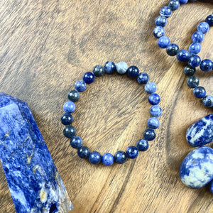 Sodalite Harmony and Truth 8mm Stretch Bracelet