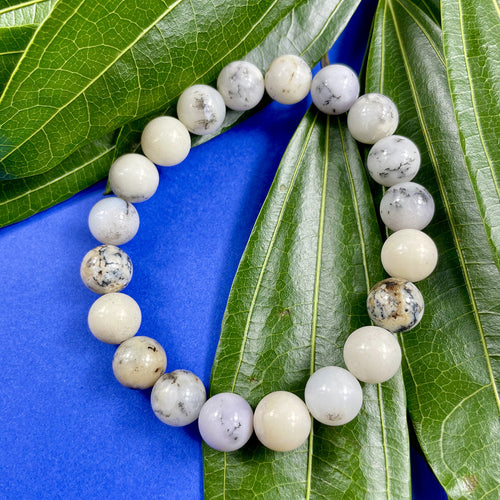 Dendritic Opal Awakening & Shadow Work Integration 10mm Stretch Bracelet