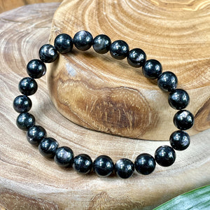 Hypersthene Velvet Cocoon of Protection Premium Collection 8mm Stretch Bracelet