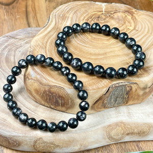 Hypersthene Velvet Cocoon of Protection Premium Collection 8mm Stretch Bracelet