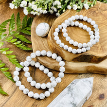 Load image into Gallery viewer, Howlite Happiness Anti-Anxiety 8mm Stretch Bracelet