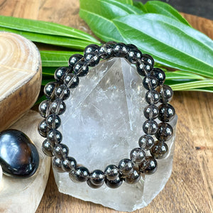 Smoky Quartz Limited Ethereal Vitality 8mm Stretch Bracelet