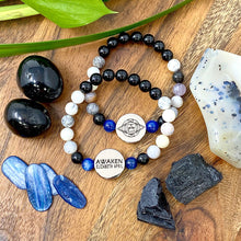 Load image into Gallery viewer, 10mm Elizabeth April New Earth Spiritual AWAKEN Limited Edition Stretch Bracelet