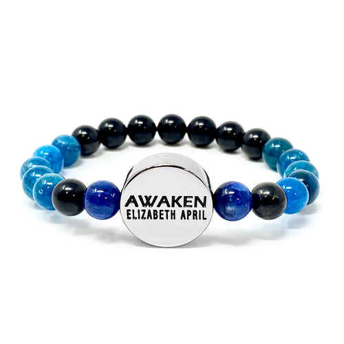 8mm Elizabeth April New Earth Physical AWAKEN Limited Edition Stretch Bracelet