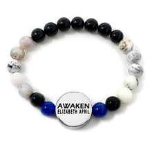 Load image into Gallery viewer, 8mm Elizabeth April New Earth Spiritual AWAKEN Limited Edition Stretch Bracelet