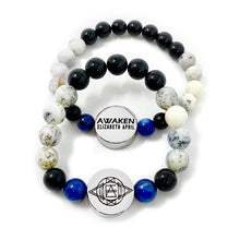 Load image into Gallery viewer, 8mm Elizabeth April New Earth Spiritual AWAKEN Limited Edition Stretch Bracelet