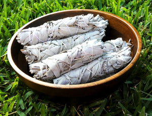Smudge Two Bundles Organic California White Sage Sacred Native Herb Incense Spiritual Energy Cleansing Tool