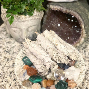 Smudge One Bundle Organic California White Sage Sacred Native Herb Incense Spiritual Energy Cleansing Tool