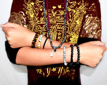 Load image into Gallery viewer, Original Black Tibetan Buddhist Monk Braided Knot Lucky Bracelet
