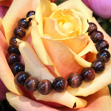 Load image into Gallery viewer, Red Tigers Eye Stamina &amp; Endurance 10mm Stretch Bracelet