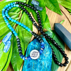 8mm Elizabeth April New Earth Physical AWAKEN Limited Edition Stretch Mala Bracelet Necklace