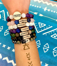 Load image into Gallery viewer, 10mm Elizabeth April AWAKEN Protection &amp; Activation Limited Edition Stretch Bracelet