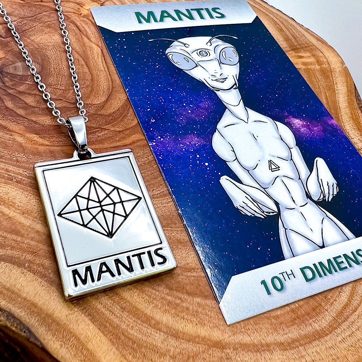 Elizabeth April EA Mantis 2 Sided Channeled & Attuned Evil Eye