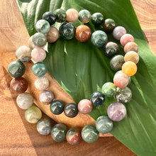 Load image into Gallery viewer, Indian Agate Growing Beauty &amp; Inner Wisdom 8mm Stretch Bracelet