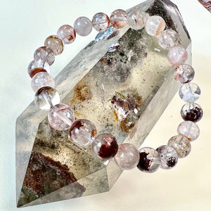 Garden Quartz Cosmic Consciousness Limited Premium Collection 8mm Stretch Bracelet