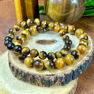 Tigers Eye Willpower 8mm Stretch Bracelet