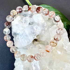 Garden Quartz Cosmic Consciousness Limited Premium Collection 8mm Stretch Bracelet