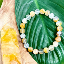 Load image into Gallery viewer, Golden Healer Unbreakable Force Ray of Light Limited Premium Collection Premium Collection 8mm Stretch Bracelet