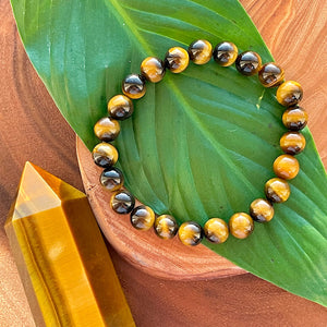Tigers Eye Willpower 8mm Stretch Bracelet