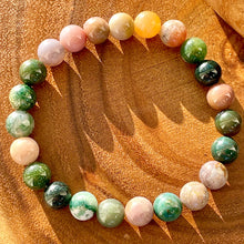Load image into Gallery viewer, Indian Agate Growing Beauty &amp; Inner Wisdom 8mm Stretch Bracelet