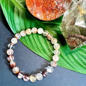 Garden Quartz Lodolite Cosmic Consciousness Limited Premium Collection 8mm Stretch Bracelet