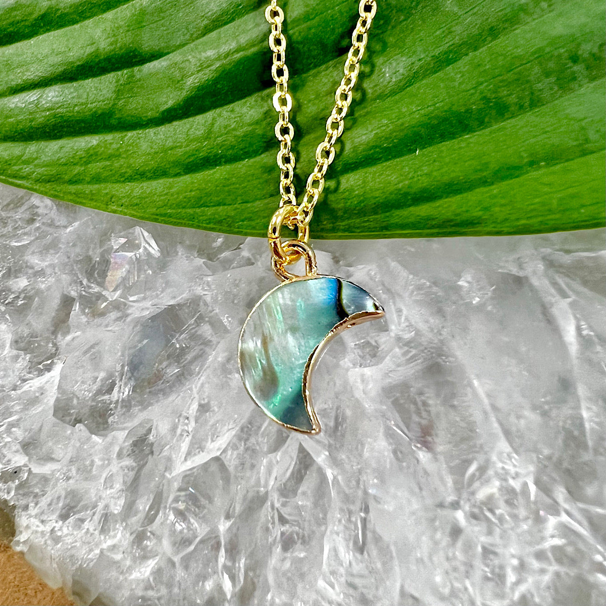 Minimalist discount moon necklace