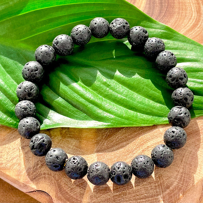 Lava Grounding & Protection 8mm Stretch Bracelet