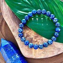 Load image into Gallery viewer, Last 2! Very Limited Chilean Lapis Lazuli Enlightenment 8mm Stretch Bracelet