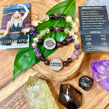 Load image into Gallery viewer, 8mm Elizabeth April Quantum Convergence No Fear AWAKEN Limited Edition Stretch Bracelet