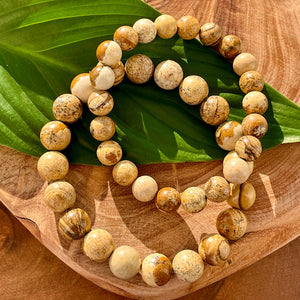 Picture Jasper Nature's Antidepressant 8mm Stretch Bracelet