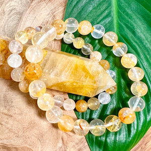 Golden Healer Unbreakable Force Ray of Light Limited Premium Collection Premium Collection 8mm Stretch Bracelet