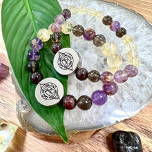 Load image into Gallery viewer, 10mm Elizabeth April Quantum Convergence No Fear AWAKEN Limited Edition Stretch Bracelet